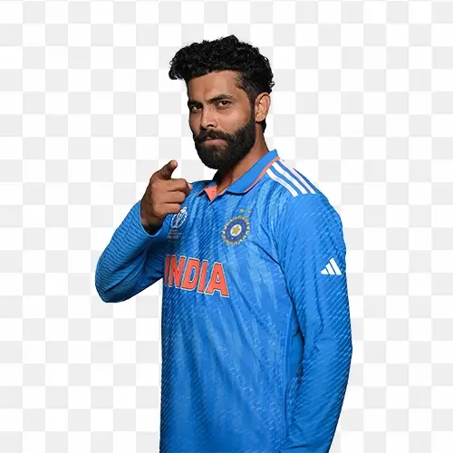 Ravindra Jadeja Indian cricket player free Png Photo